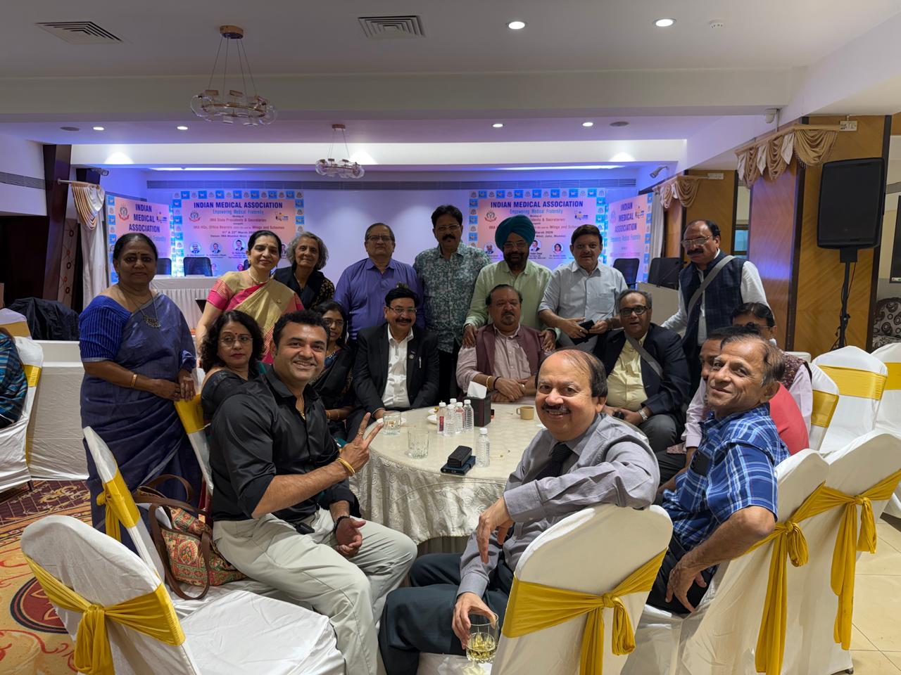 Representing IMA Punjab, President Dr R.S.Sethi  attended the National President/ Secretary meet held at Mumbai on 21-22nd of March. 